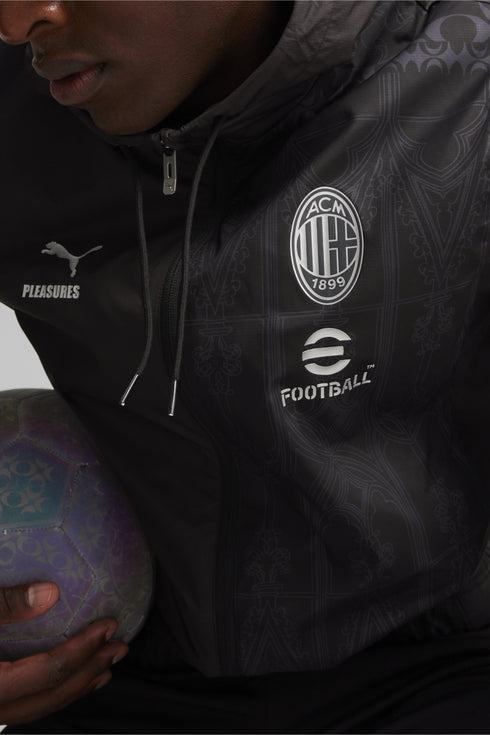 AC Milan x Pleasures 2023/24 Men's Woven Jacket