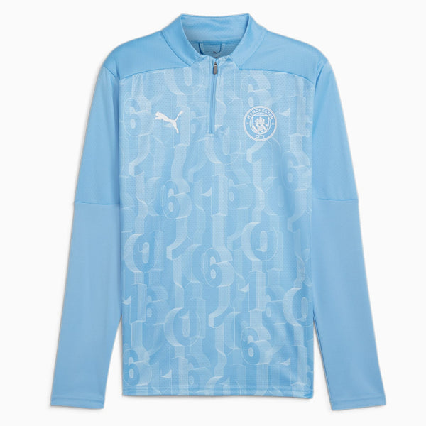 Manchester City FC 2024/25 Men's Pre-match 1/4 Zip Top