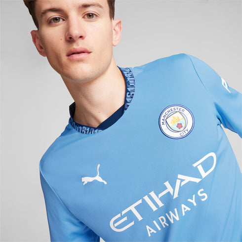 Manchester City FC 2024/25 Maillot Domicile à manches longues pour Homme