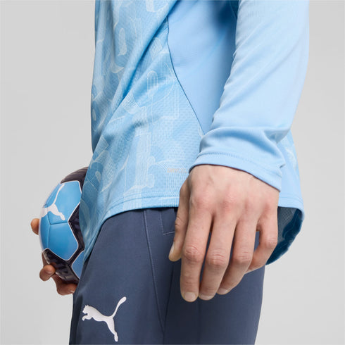 Manchester City FC 2024/25 Haut d'avant-match à fermeture éclair 1/4 pour Homme