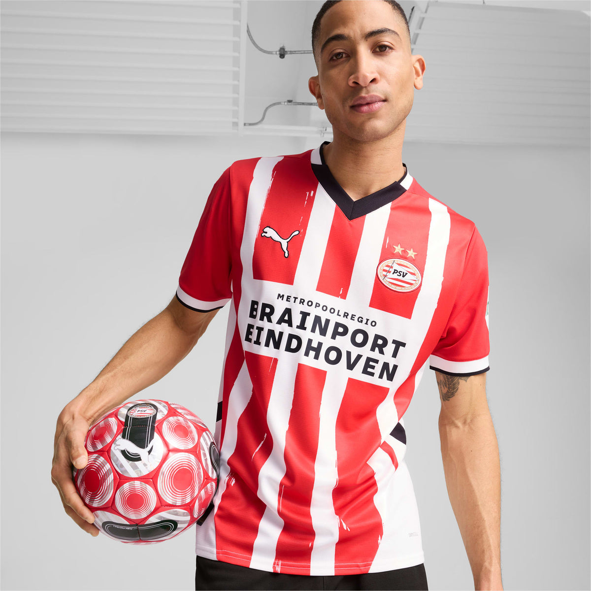 PSV Eindhoven 2024/25 Men's Home Replica Jersey – Planète Foot