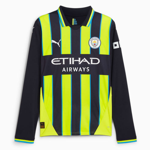 Manchester City FC 2024/25 Maillot Extérieur à manches longues pour Homme