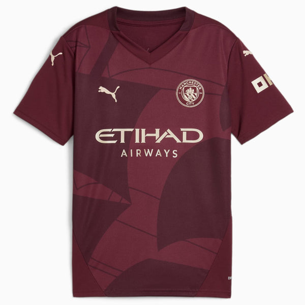 Manchester City FC 2024/25 réplique du Troisième Maillot Junior