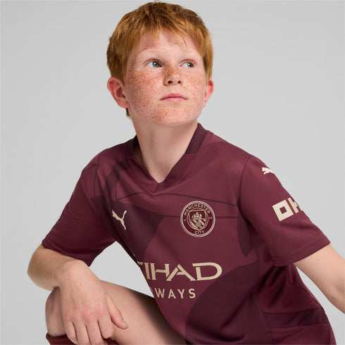 Manchester City FC 2024/25 réplique du Troisième Maillot Junior