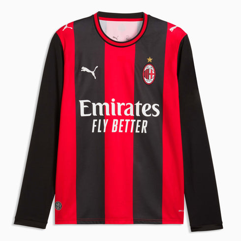 AC Milan 26/27 Men's Long Sleeve Home Jersey