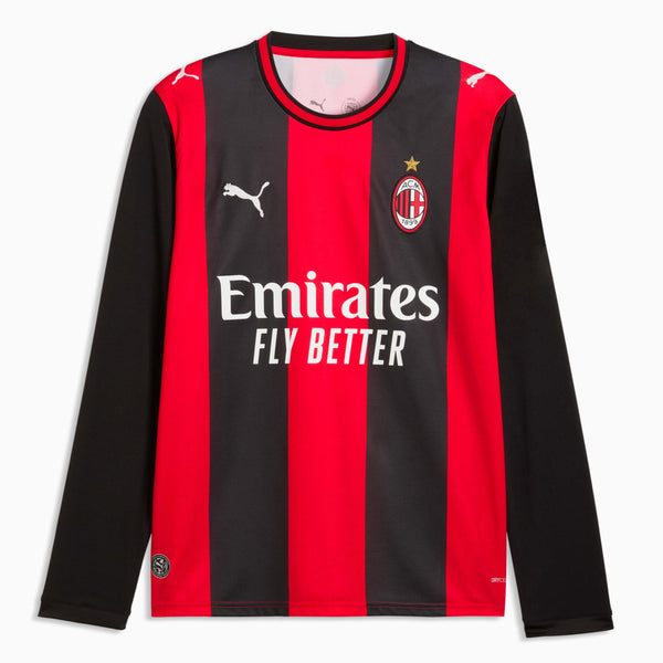 AC Milan 26/27 Men's Long Sleeve Home Jersey