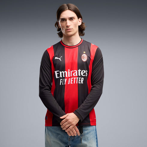 AC Milan 26/27 Men's Long Sleeve Home Jersey
