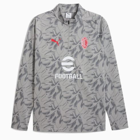 AC Milan 2025/26 Haut d'avant-match à fermeture éclair 1/4 pour Homme