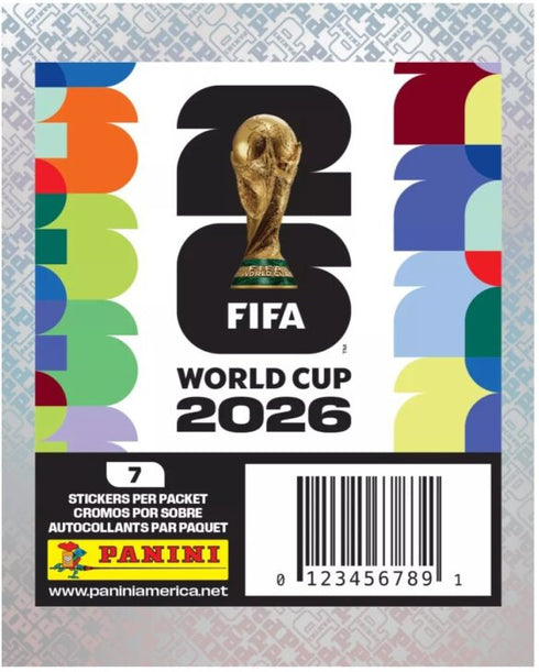 Paquet d'autocollants officiel Coupe du Monde de la FIFA 2026™ (7 autocollants)