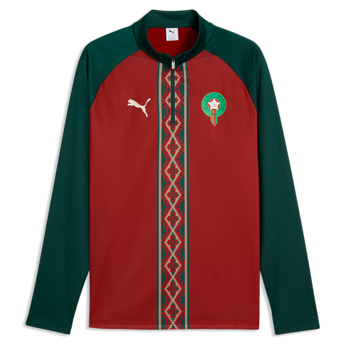 Morocco 26 Men's Warmup 1/4 Zip Top - Planète Foot