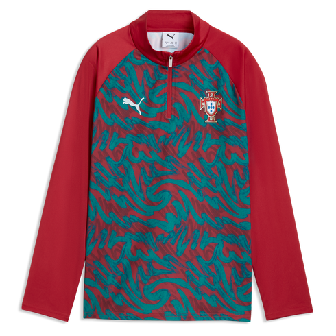 Portugal 26 Youth Warmup 1/4 Zip Top - Planète Foot