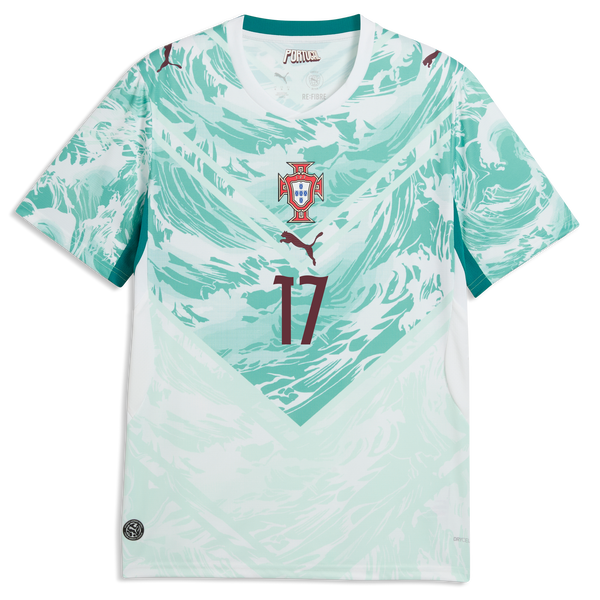 Portugal 26 RAFA LEÃO #17 Men's Away Jersey - Planète Foot