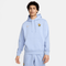 France Men's Fleece Pullover Hoodie
