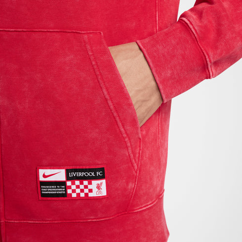 Liverpool FC Club Troisième Chandail à capuche zippé en molleton pour Homme