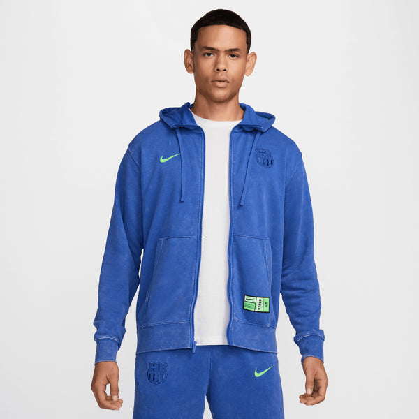 FC Barcelona Club Third Men's French Terry Full-Zip Hoodie