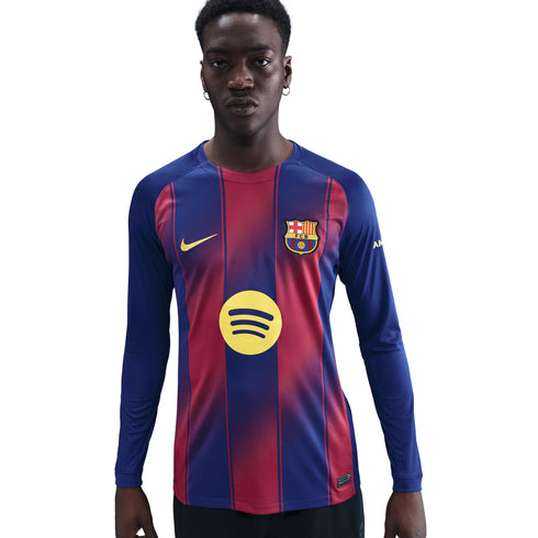 FC Barcelone 2025/26 Maillot Domicile à manches longues pour Homme
