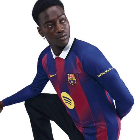 FC Barcelone 2025/26 Maillot Domicile à manches longues pour Homme