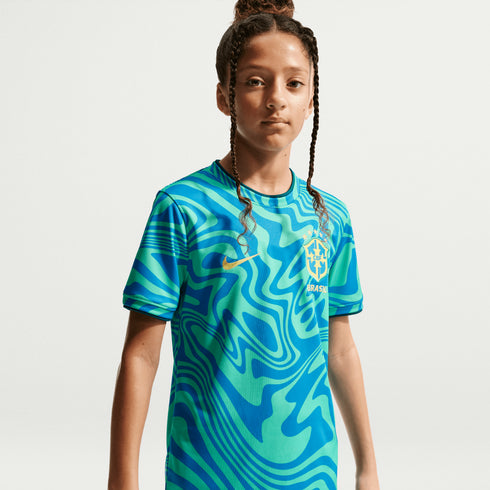 Brazil 26 Youth Pre-Match Top - Planète Foot