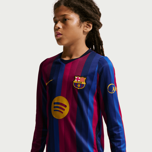 FC Barcelone 26/27 Maillot Domicile à manches longues Junior