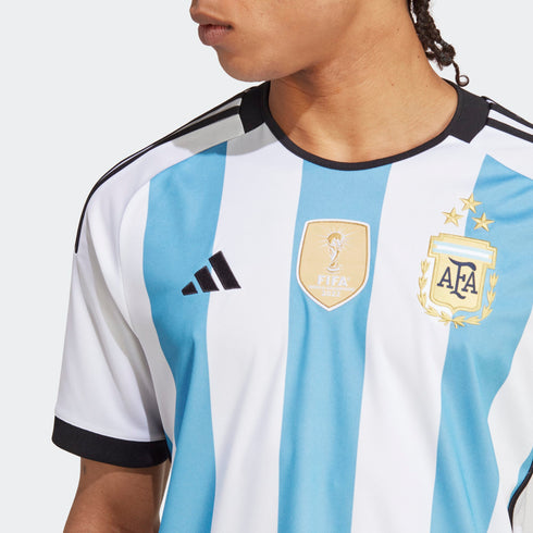 Argentina 22 Three Stars Men's Home Jersey