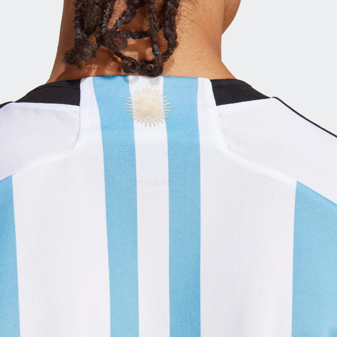 Argentina 22 Three Stars Men's Home Jersey