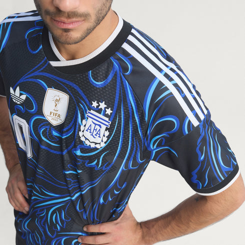 Argentina 26 MESSI #10 Men's Away Authentic Jersey - Planète Foot