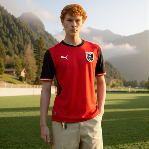 Austria 26 Men's Home Jersey - Planète Foot