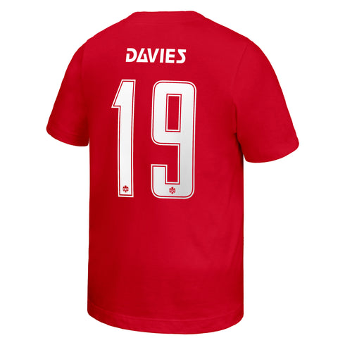 Canada DAVIES #19 Youth T-shirt - Planète Foot