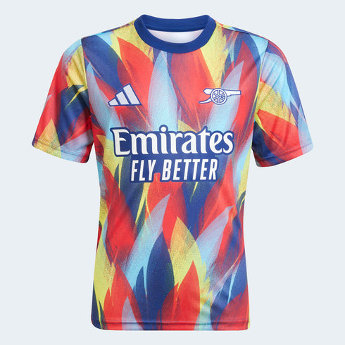 Arsenal 2025/26 Maillot Maillot d'avant-match Junior