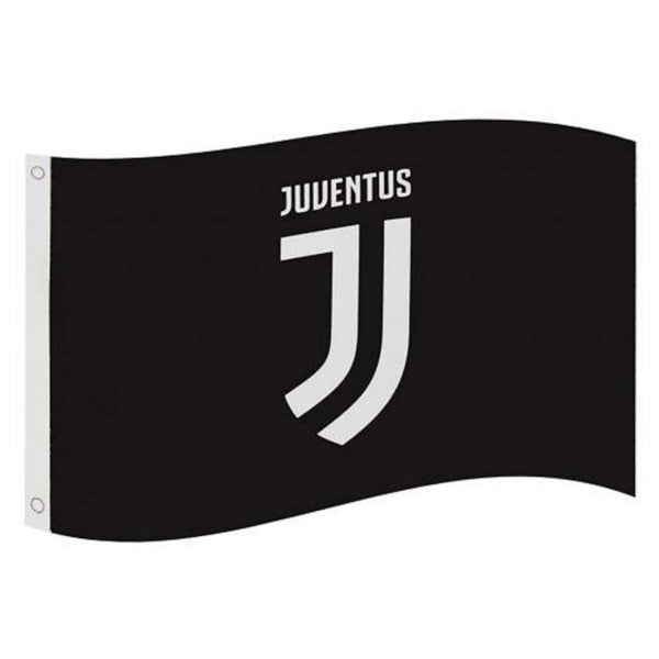 Juventus Drapeau avec écusson (0,9 x 1,5 m)