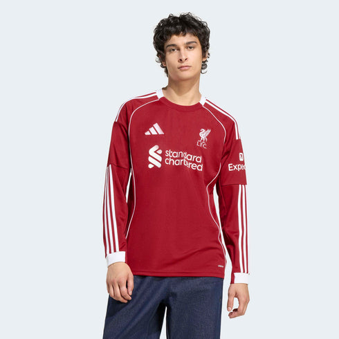 Liverpool FC 2025/26 Men's Long Sleeve Home Jersey