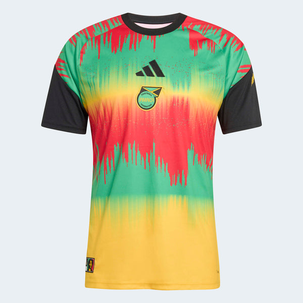 Jamaica 26 x Bob Marley Men's Home Pre Match Jersey - Planète Foot