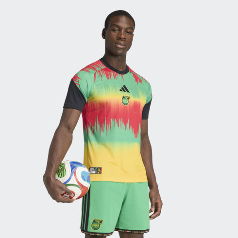 Jamaica 26 x Bob Marley Men's Home Pre Match Jersey - Planète Foot