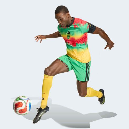 Jamaica 26 x Bob Marley Men's Home Pre Match Jersey - Planète Foot