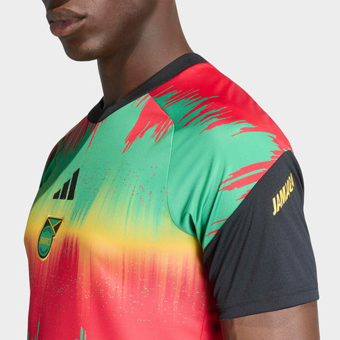 Jamaica 26 x Bob Marley Men's Home Pre Match Jersey - Planète Foot