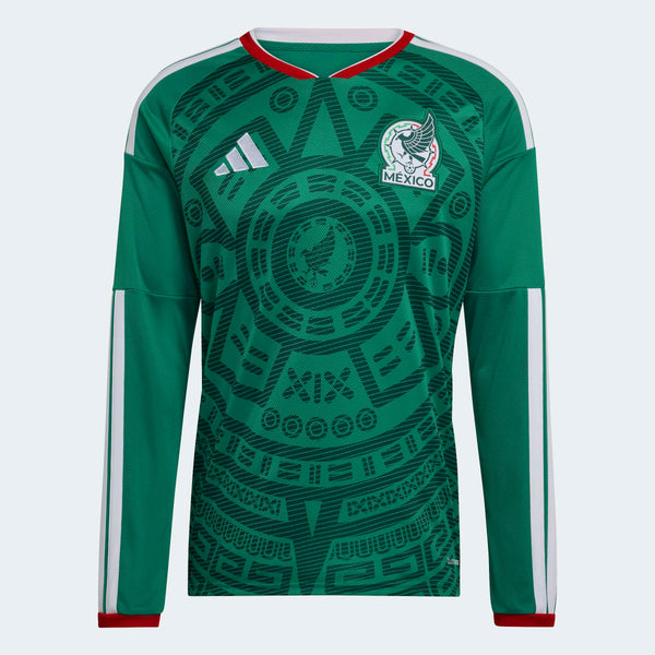Mexico 26 Men's Home Long Sleeve Jersey