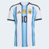 Argentina 26 MESSI #10 Men's Home Jersey