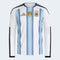 Argentina 26 Men's Home Long Sleeve Jersey