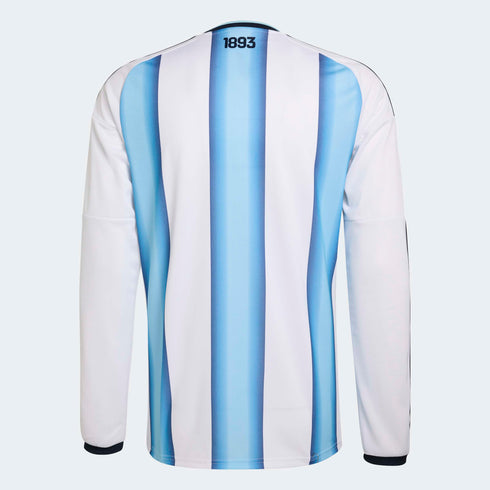 Argentina 26 Men's Home Long Sleeve Jersey