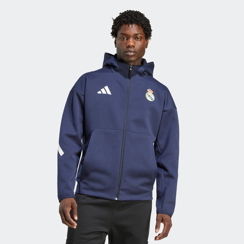 Real Madrid 2025/26 Veste d'avant-match Z.N.E. pour Homme
