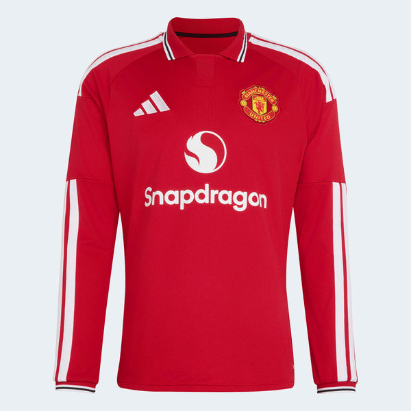 Manchester United 26/27 Men's Long Sleeve Home Jersey - Planète Foot