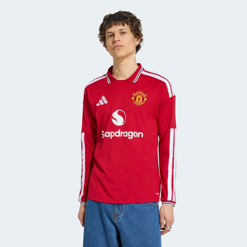 Manchester United 26/27 Men's Long Sleeve Home Jersey - Planète Foot