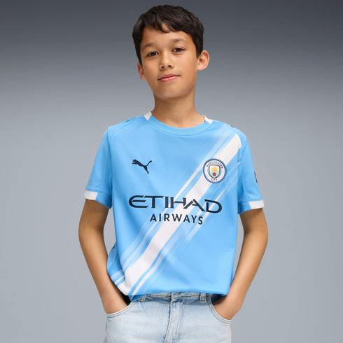 Manchester City FC 2025/26 Maillot Domicile Junior