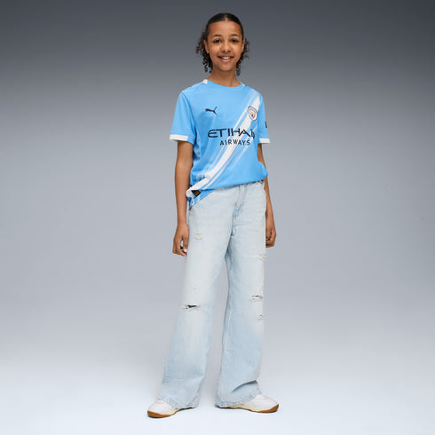 Manchester City FC 2025/26 Maillot Domicile Junior
