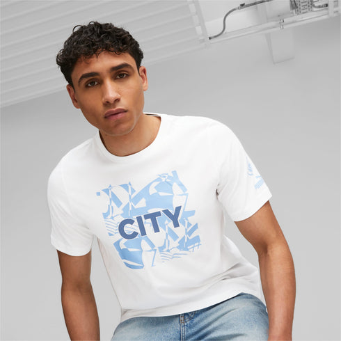 Manchester City FC FtblCulture Men's Graphic Tee