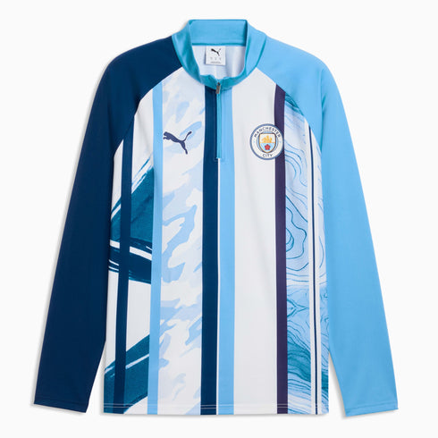 Manchester City Men's Warmup Quarter-Zip Top