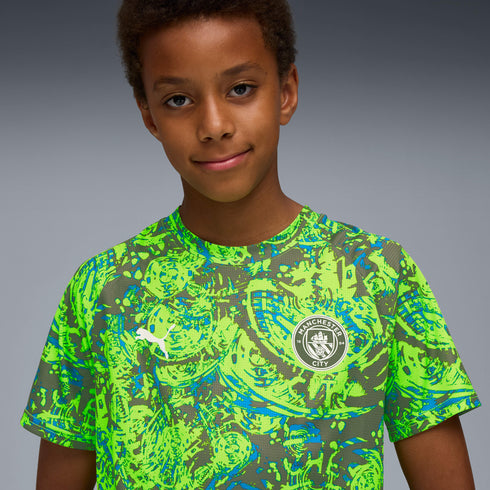 Manchester City FC 2025/26 Maillot d'avant-match Junior