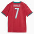 Portugal 26 RONALDO #7 Youth Home Jersey - Planète Foot