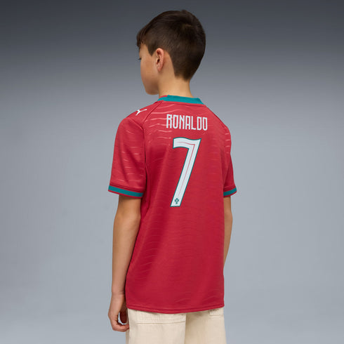 Portugal 26 RONALDO #7 Youth Home Jersey - Planète Foot
