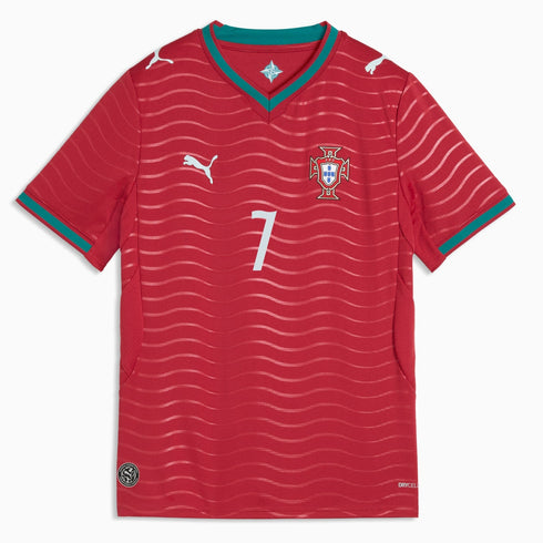 Portugal 26 RONALDO #7 Youth Home Jersey - Planète Foot
